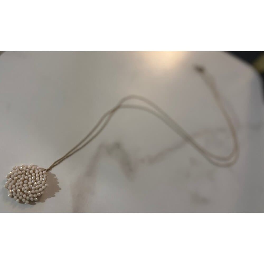Diane Seed Bead Cluster Pendant Necklace