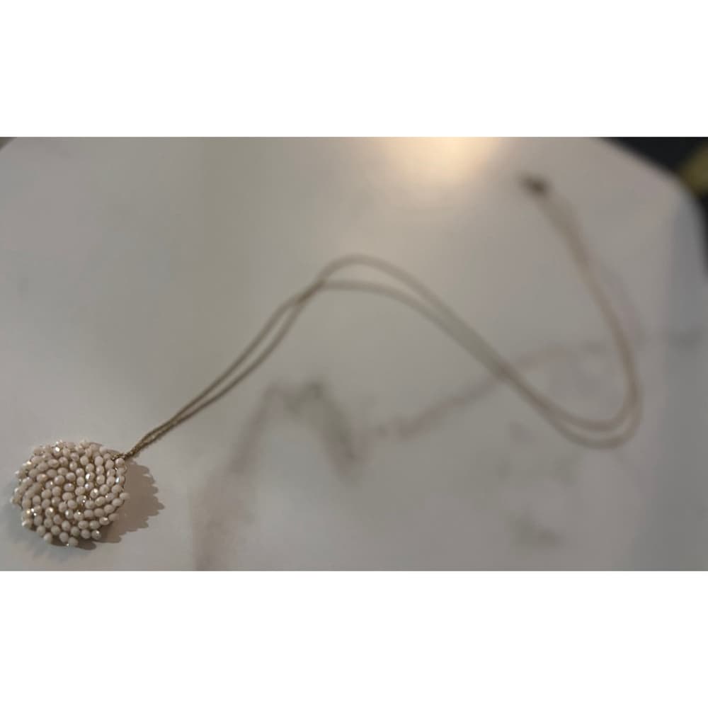 Diane Seed Bead Cluster Pendant Necklace