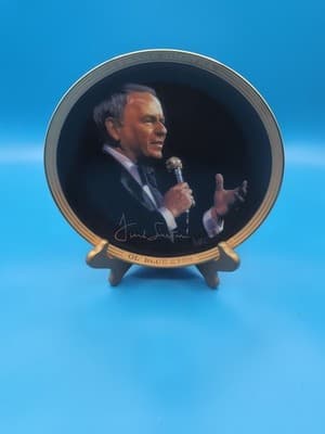 Frank Sinatra Franklin Mint Collector Plate Limited Edition My Way
