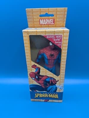 Happinet Robin Marvel Hero Soft Vinyl Series 01 Spider-Man From Japan