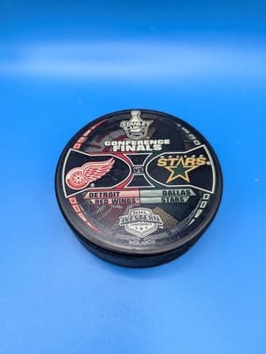 2008 Stanley Cup Detroit Red Wings v Dallas Stars Souvenir Conference Puck