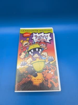 Rugrats La Pelicula (Rugrats Movie) VHS 1999 Nickelodeon Clamshell Español RARE