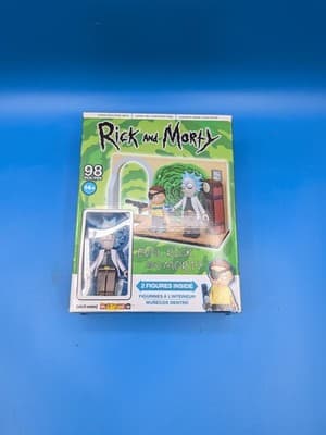 McFarlane Toys Rick and Morty Evil Rick and Morty Construction Set 98 pcs Sealed