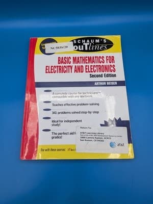 Schaum's Outline Of Basic Mathematics For Electricity And Electronics