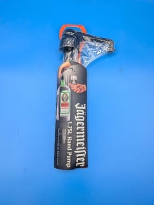 Brand New Jagermeister 1.75L Bottle Hand Pump