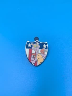 Disney - 2013 Hidden Mickey Series - Patriotic Shield - Figment - Pin