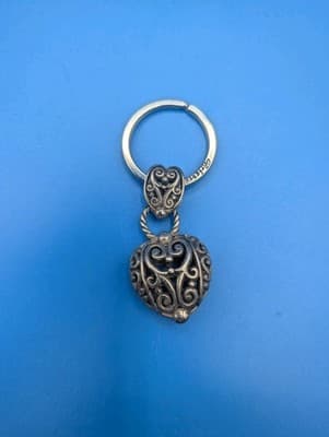 Brighton Bibi Heart keychain key fob