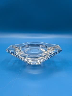 NAMBE Crystal Votive Candle Holder Fine Living 5.75" Long and 1.8" Height