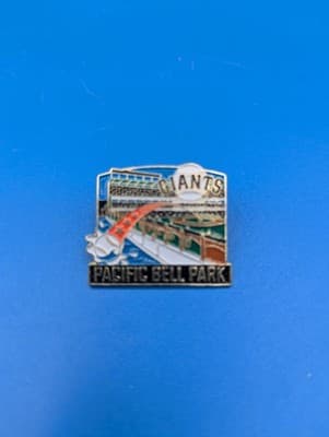 Vintage Chevron Pacific Bell Park Giants Pin