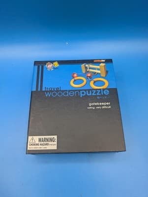 Travel WoodenPuzzles, Gatekeeper, Rating: Very Difficult, NIB
