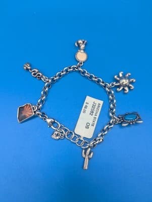Brighton Retired Arizona State Charm Silver Multi Color Bracelet