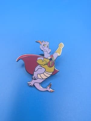 SUPER HERO Dragon FIGMENT with CAPE Epcot LE DISNEY 2009 PIN