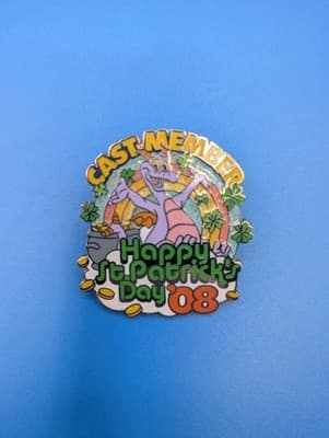 WDW CAST MEMBER FIGMENT EPCOT HAPPY ST. PATRICK'S DAY 2008 DISNEY PIN LE 1000