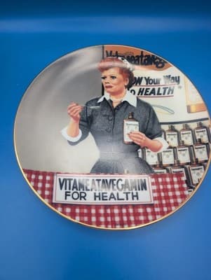 Vintage 1989 I Love Lucy Limited Hamilton It's Just Like Candy Jim Kritz Plate