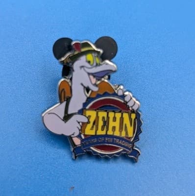 Disney WDW - 10th Pin Trading Anniversary Promotion - Figment Pin