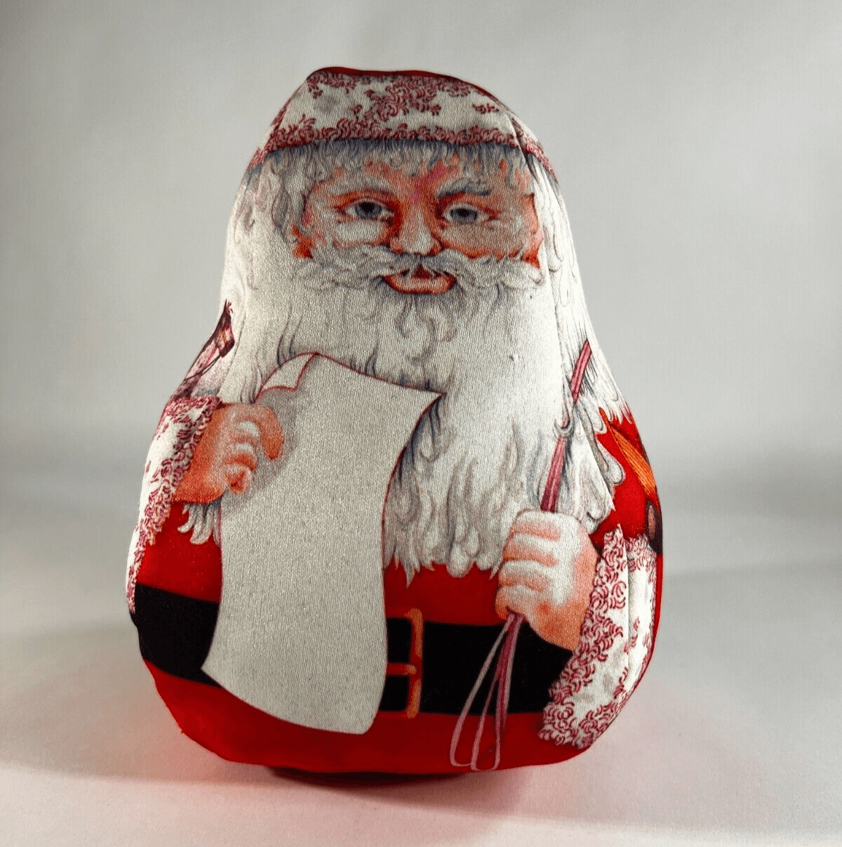 Vintage Stuffed Hallmark Santa Fabric Doll Toy 6.5" Christmas Holiday Decor