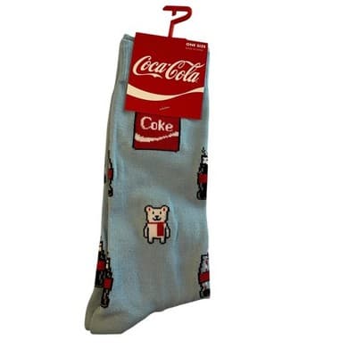 NEW Novelty Socks COCA-COLA Coke Bear 1 Pair