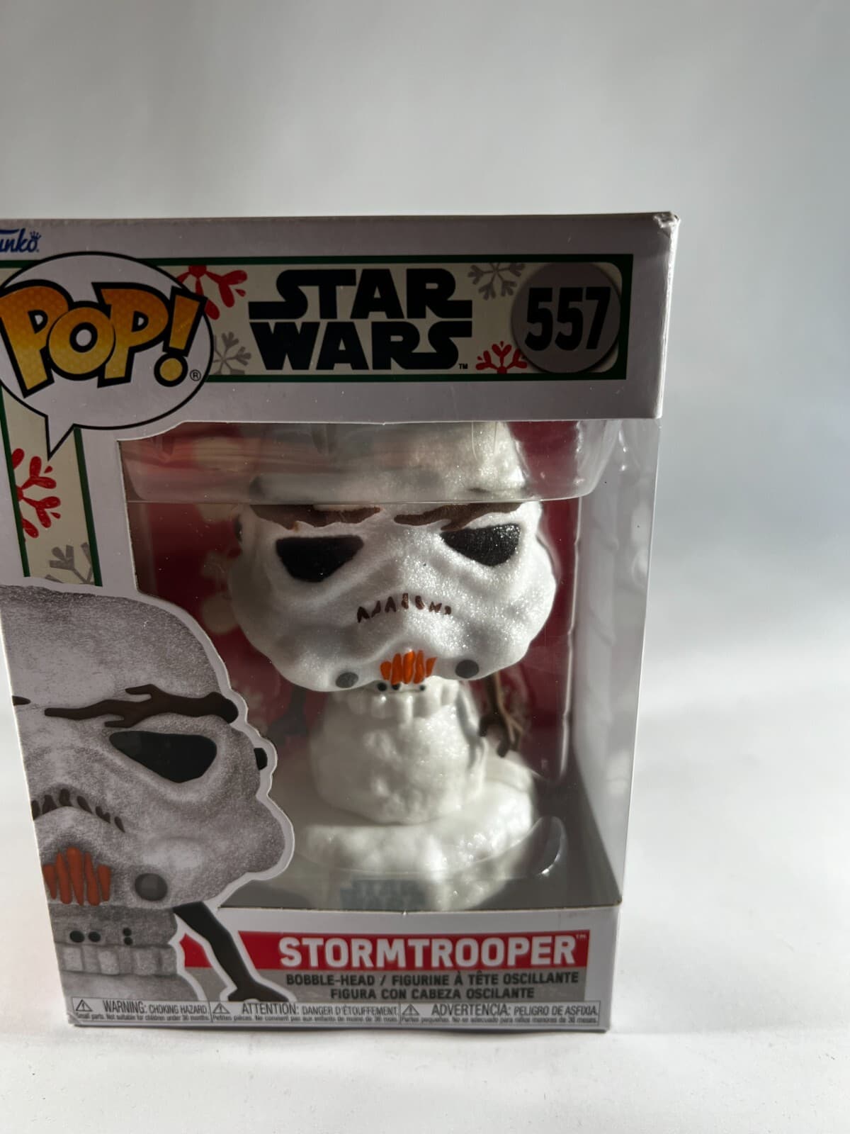 NEW Funko POP! Star Wars Holiday Stormtrooper Snowman Christmas #557