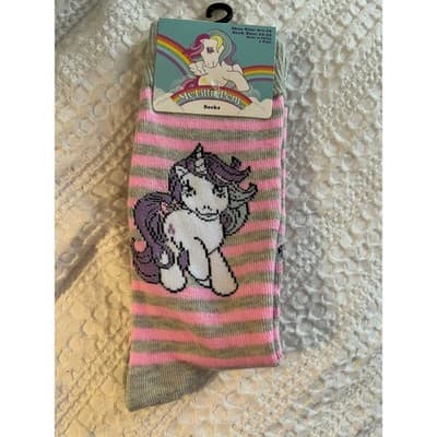 NEW My Little Pony Novelty Crew Socks Retro Womens 6.5 to 12