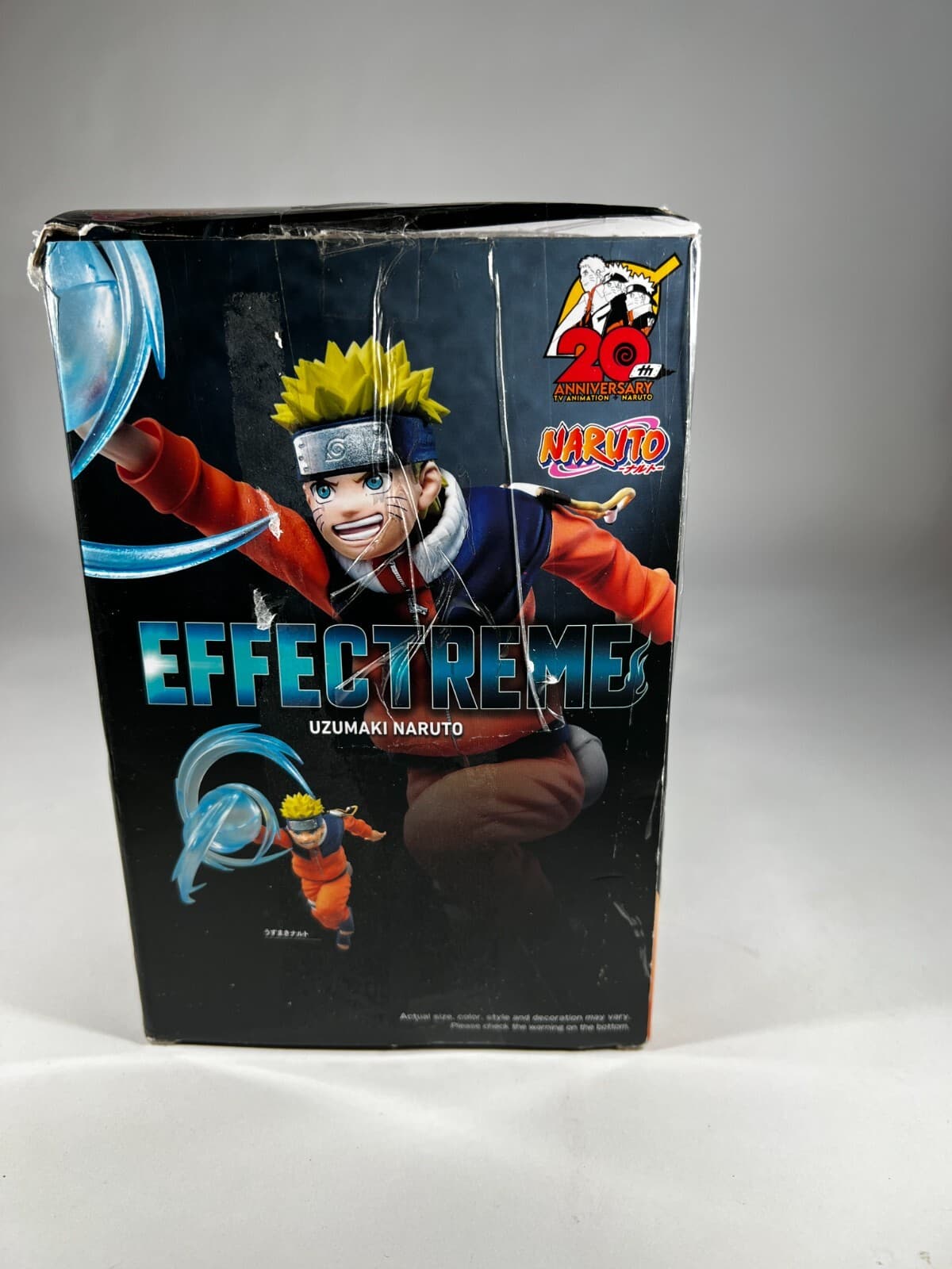 Bandai Namco Naruto EFFECTREME Naruto Uzumaki 20th Anniversary Anime Figure NEW