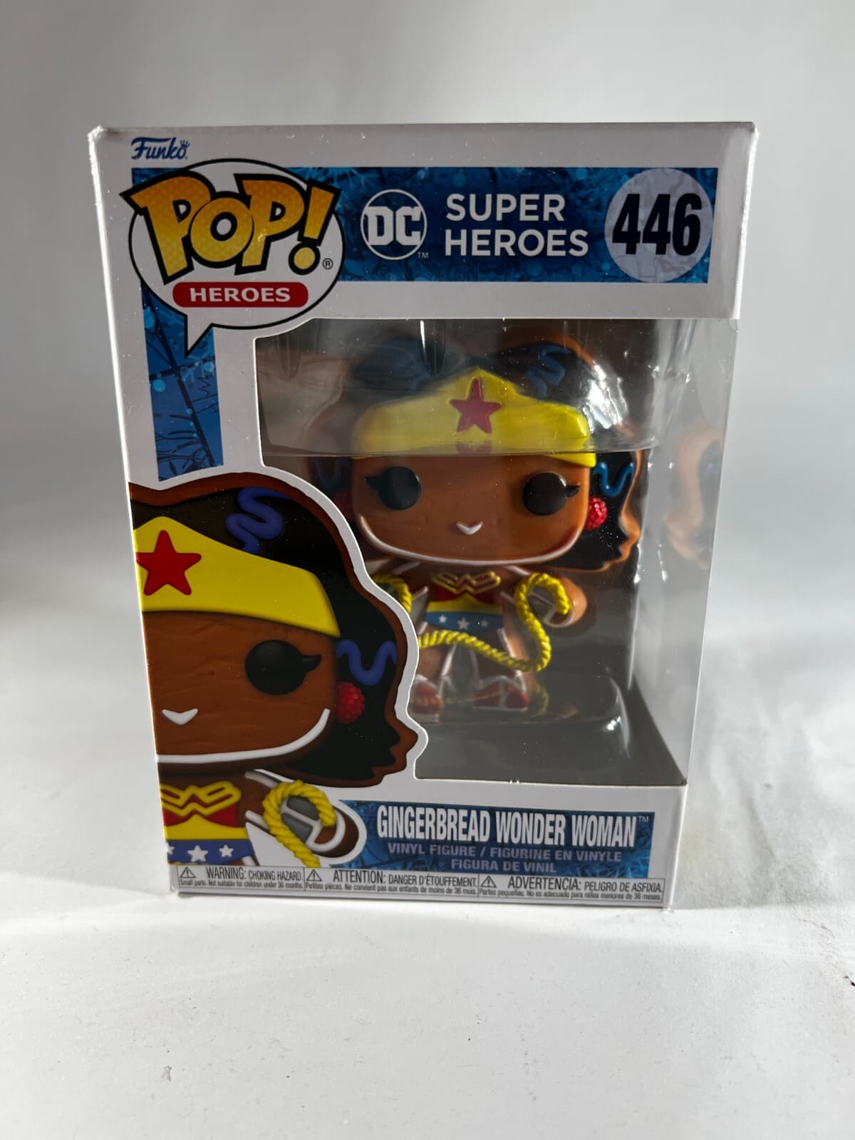 NEW Funko Pop! Vinyl: DC Heroes Comics Gingerbread Wonder Woman #446 Christmas
