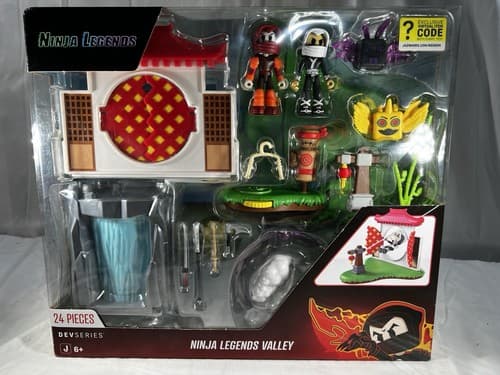 DevSeries Ninja Legends Valley Action Figure Playset New Exclusive Virtual Code