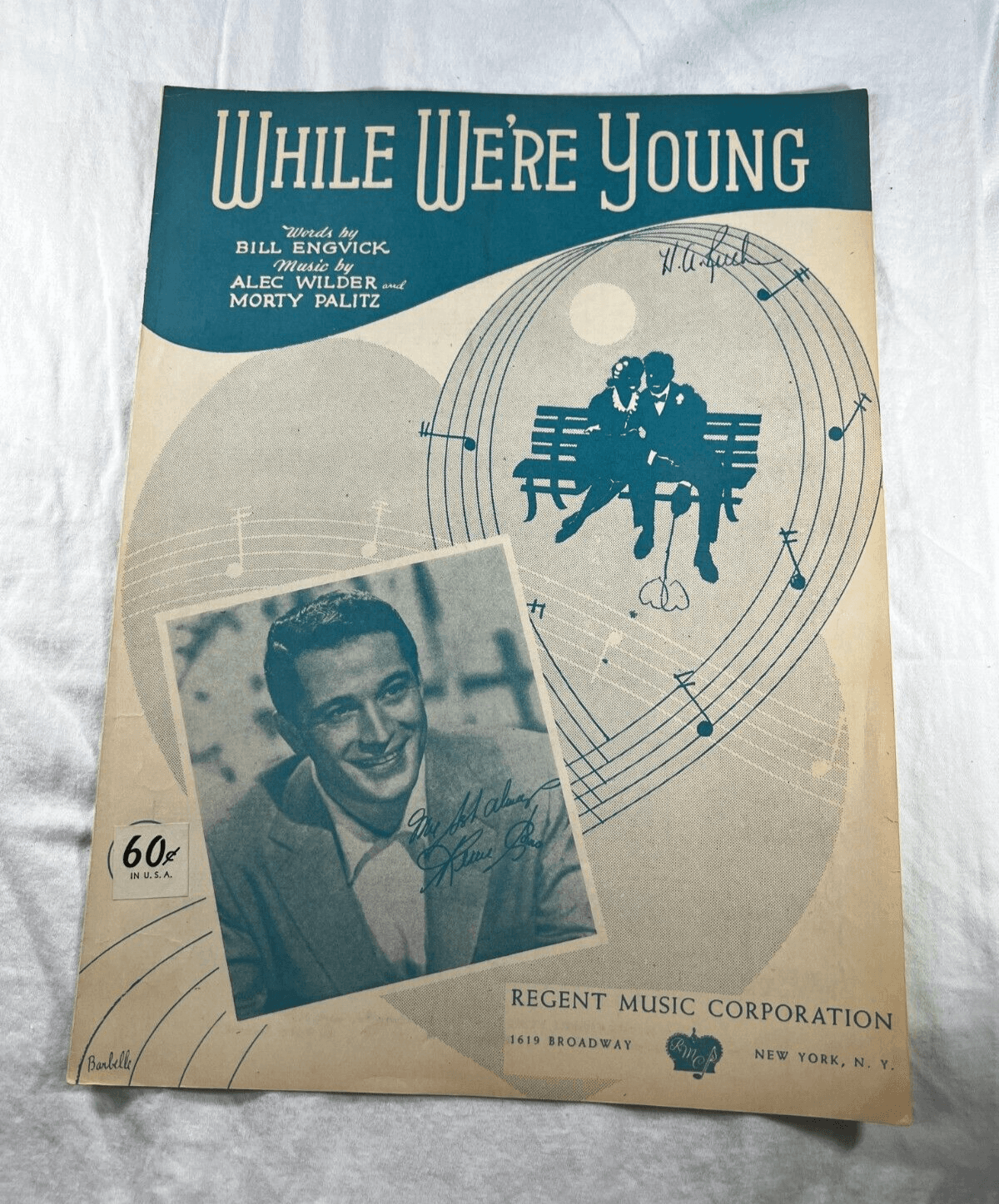 Vintage Sheet Music 1943 While We're Young Wilder Palitz Engvick Don Cherry