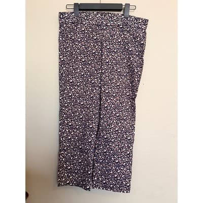 Rafaella Women's Pull-On Soft Stretch Comfort Capri Pants Black Brown 12