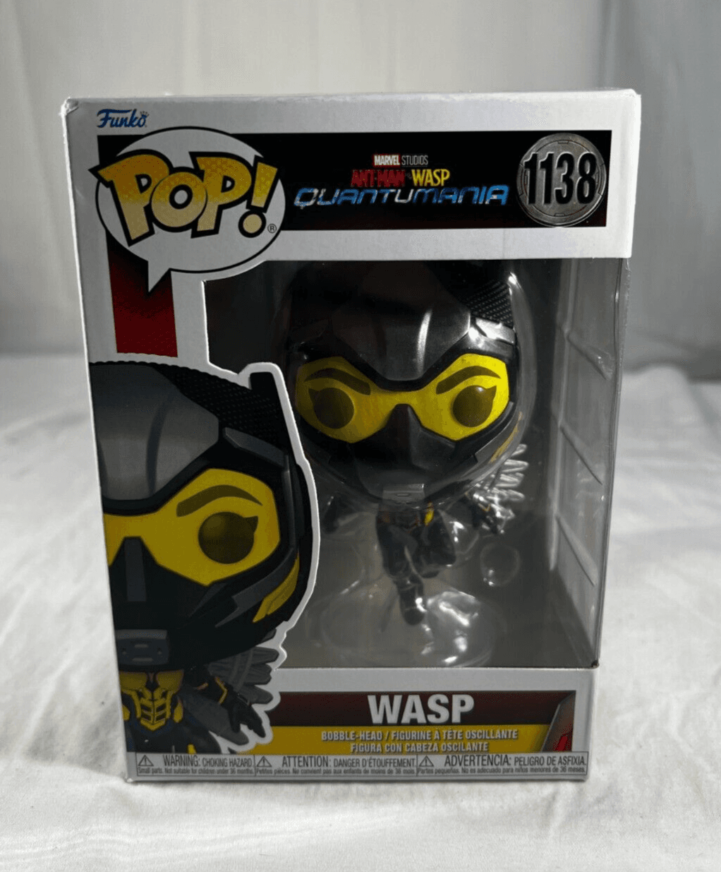 Funko WASP #1138 Bobble-Head Figure Ant-Man Quantumania POP! Marvel NEW Sealed