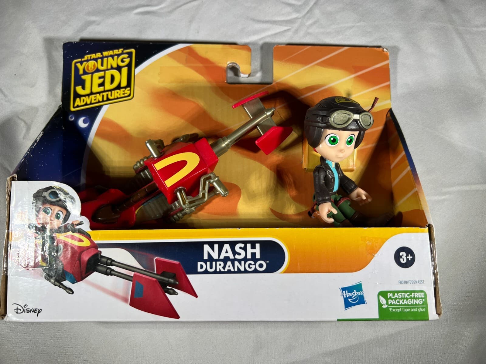 Nash Durango Star Wars Young Jedi Adventures Hasbro 2023 NEW Figure Speeder Bike