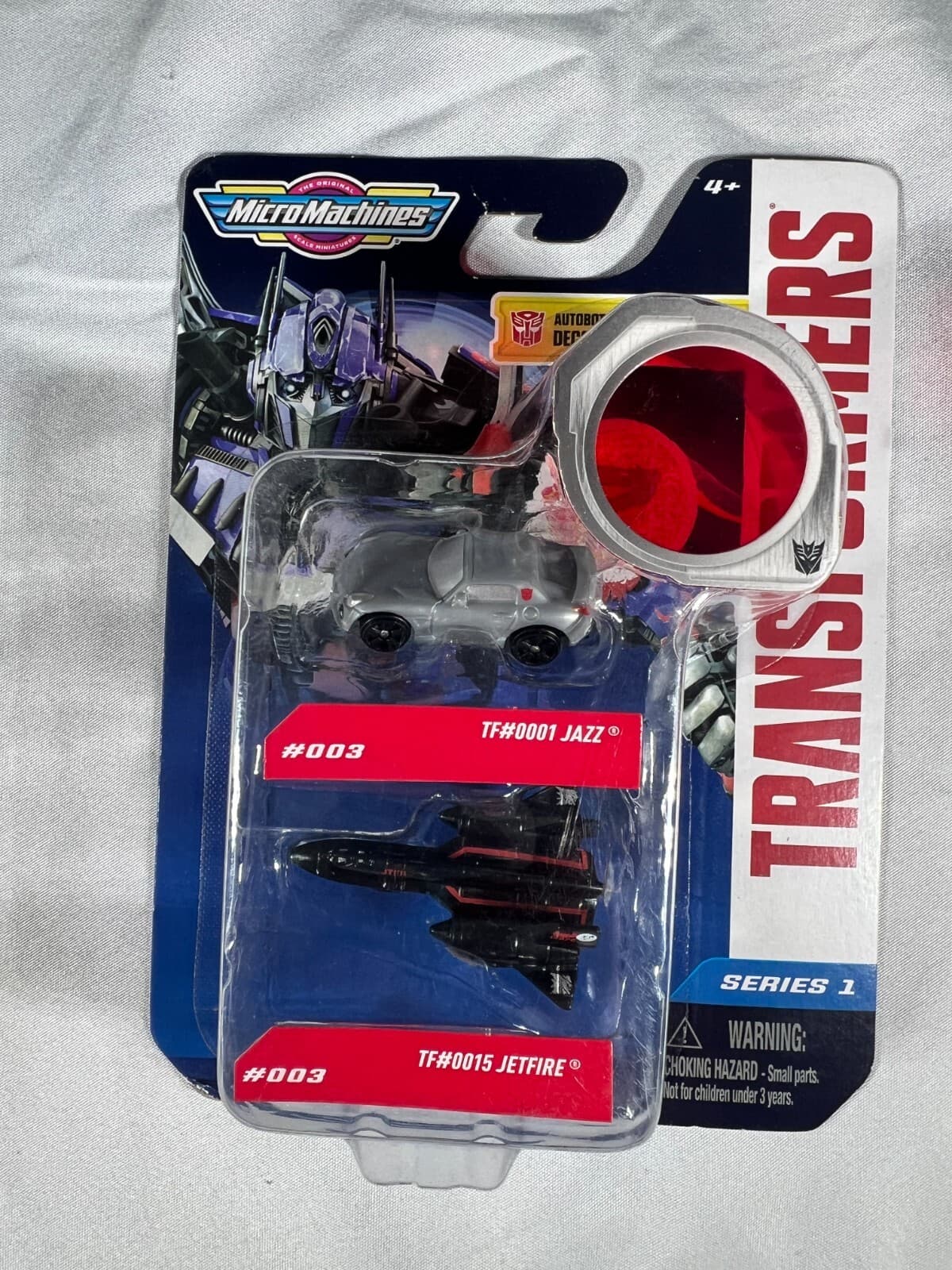 Micro Machines Series 1 Transformers 2-Pack Jetfire #0015 Jazz #0001 NEW Sealed