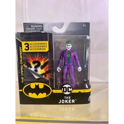 NEW DC Batman The Caped Crusader The Joker 4-inch Action Figure NIP