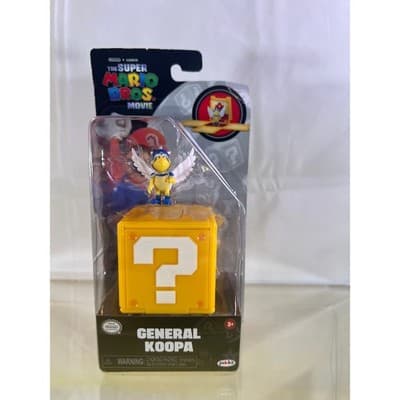 NEW Super Mario Bros Movie GENERAL KOOPA Action Figure Cube