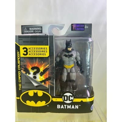 NEW The Caped Crusader Batman 1st Edition Action Figure NIB