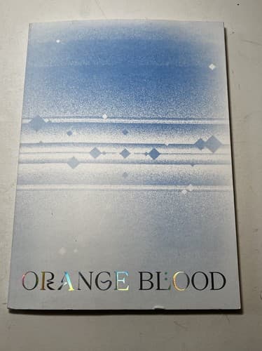 ORANGE BLOOD Enhypen Mini Album CD Photo Book K-Pop Gift Set Blue Color