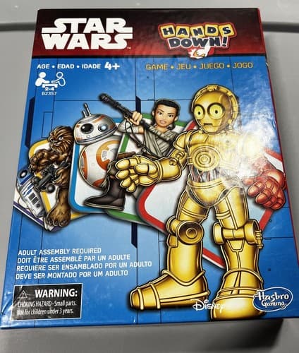 Star Wars Hands Down Game Hasbro Disney Kids Board Card Game