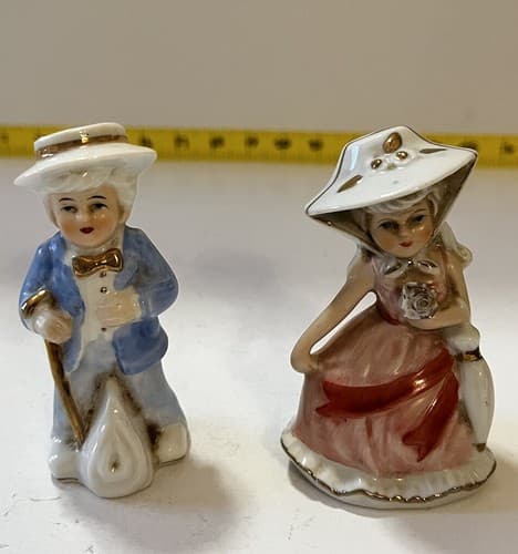 Victorian Couple Figurines Set of 2 COTC Southern Renaissance Boy And Girl