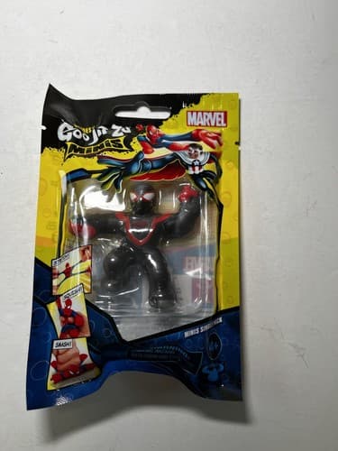 Heroes of Goo Jit Zu Minis Miles Morales Marvel Stretchy Toy NEW NIP