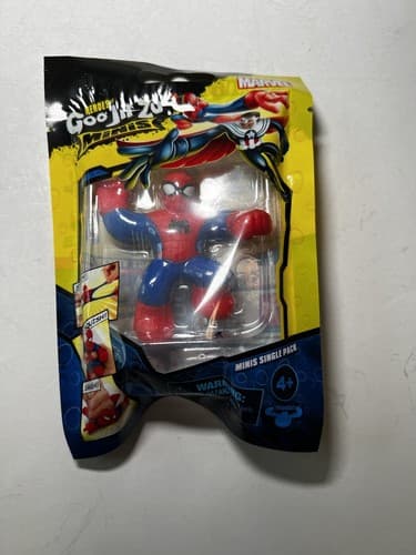 Heroes of Goo Jit Zu Minis Spiderman Spider-man Marvel Stretchy Toy NEW NIP