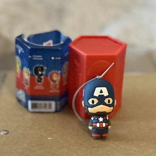 Hallmark Mystery Ornament 2022 Marvel Captain America Figure New