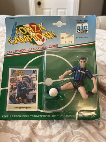 Forza Campioni Giuseppe Bergomi Kenner AIC Soccer Action Figure 1983 NIP Italian