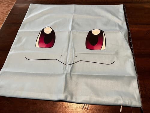 Pokemon SQUIRTLE Cushion Cover Pillow Case Pokémon NEW Bedding Decor Pillowcase