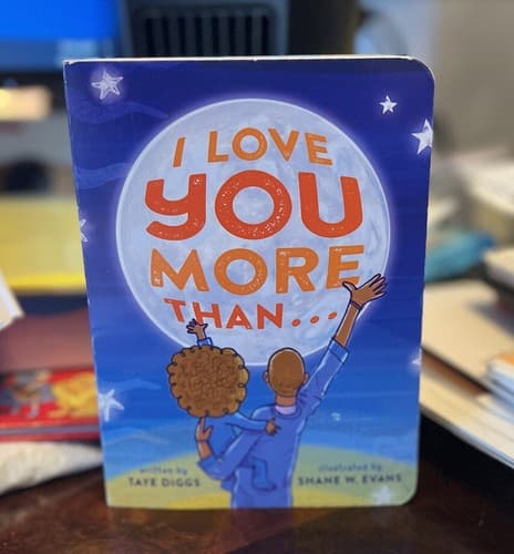 I Love You More Than Board Book Diggs Evans Children Toddler Blended Family Gift