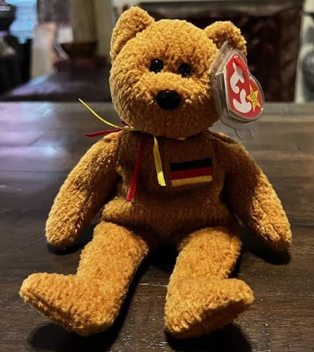 GERMANIA Ty Beanie Babies Baby Multiple Tag Errors 1990 & 1999 On Tags Very Rare