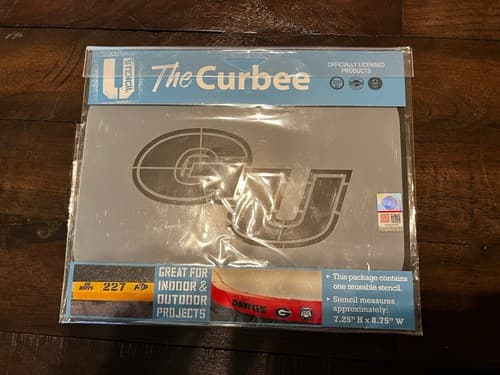 The Curbee Gonzaga University Bulldog Dawgs Fan Stencil Set Game Night NEW