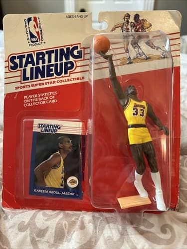 Kareem Abdul-Jabbar 1988 Starting Lineup LA LAKERS NBA Basketball Sealed NIP