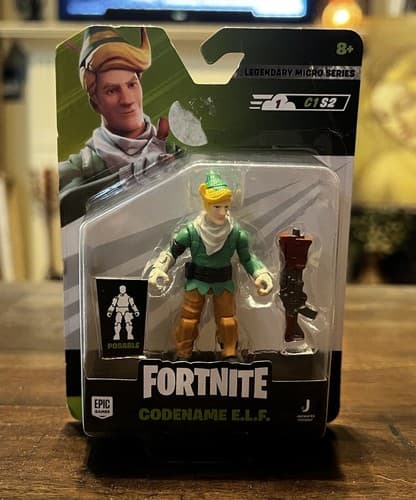 FORTNITE CODENAME E.L.F. LEGENDARY MICROSERIES 1 C1 S2 POSABLE EPIC GAMES NEW