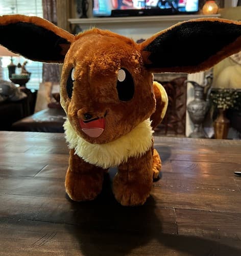2017 Build A Bear Pokemon Eevee Plush Stuffed Animal 16" No Sound