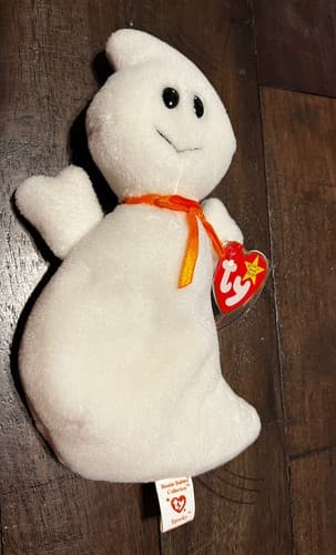 SPOOKY the GHOST Ty Beanie Babies Baby 1995