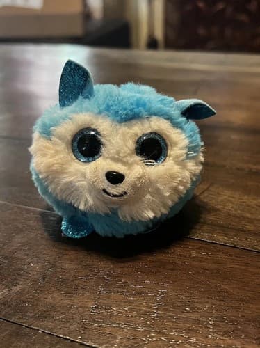 2020 TY Beanie Puffies PRINCE Husky Dog 4 Inch Stuffed Toy